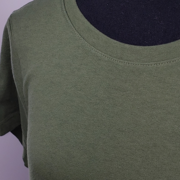 Urban Outfitters. Olive Green Babydoll Dress - Picture 10 of 11